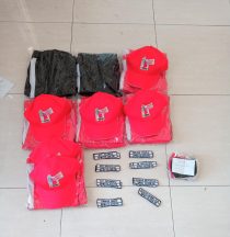 Pengiriman Seragam SPBU ke Tanjung Pura, tanggal 8 April 2021