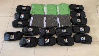 Pengiriman Seragam SPBU ke Peureulak, Aceh tanggal 19 April 2021