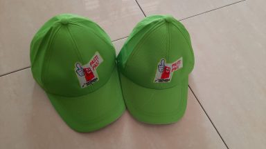 Pengiriman Topi CS SPBU Pasti Pas ke Jorong, Pelaihari tanggal 7 Mei 2021