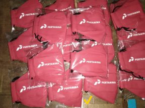 Pengiriman Masker 3D Pertamina ke Dolok Batunanggar tanggal 4 Juni 2021