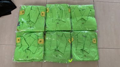 Pengiriman Seragam Agen Elpiji 3 Kg ke Makassar tanggal 8 Juni 2021