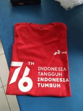 Pengiriman Kaos Pertamina 76 TH HUT Kemerdekaan RI ke Sulawesi tanggal 24 Juli 2021