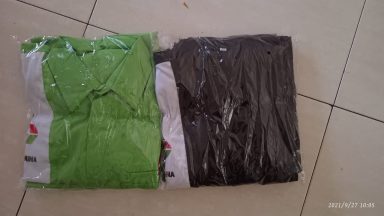Pengiriman Seragam SPBU Pertamina ke Denpasar tanggal 27 September 2021