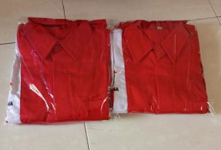 Pengiriman Seragam Operator SPBU Pertamina ke Denpasar tanggal 25 Oktober 2021