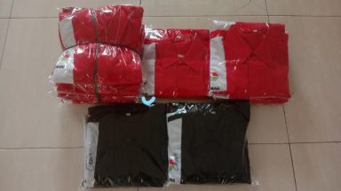 Pengiriman Seragam Operator SPBU Pertamina ke Tanjungpandan tanggal 12 September 2022