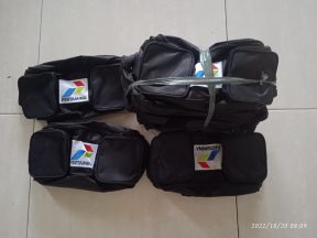 Pengiriman Tas Pinggang Operator SPBU Pertamina ke Kalsel tanggal 20 Oktober 2022.