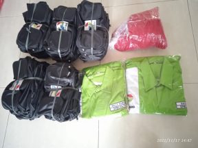 Pengiriman Seragam SPBU Pertamina ke Sampit tanggal 17 Nopember 2022.