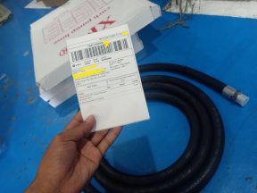 Pengiriman Selang Dispenser SPBU ke Bireun, Aceh tanggal 18 Maret 2023.