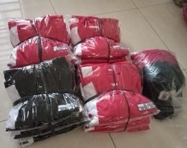 Pengiriman Seragam SPBU Pertamina ke Kalimantan tanggal 4 Maret 2025.